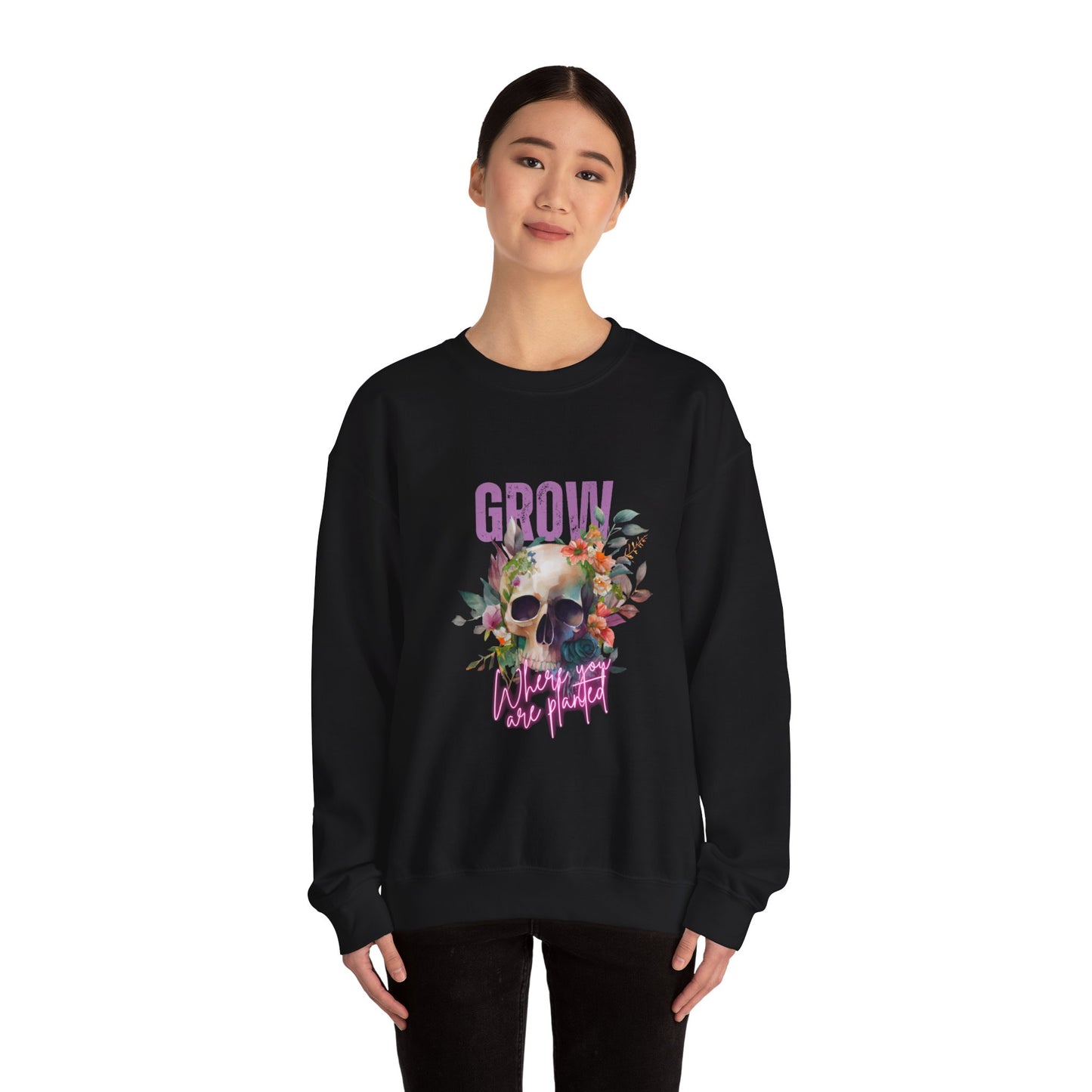 Grow Where You are Planted Heavy Blend™ Crewneck Sweatshirt