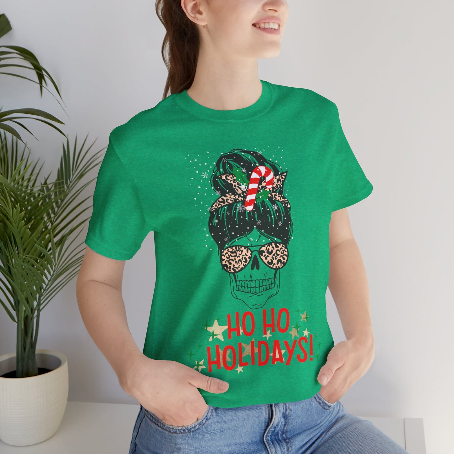 Ho Ho Holidays Jersey Short Sleeve Tee