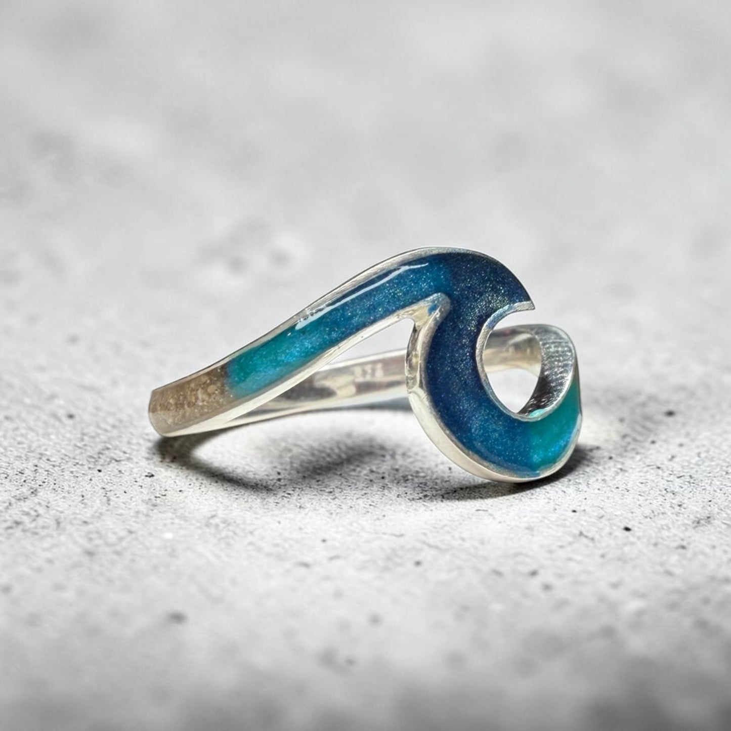 Wave Sterling Silver Ring