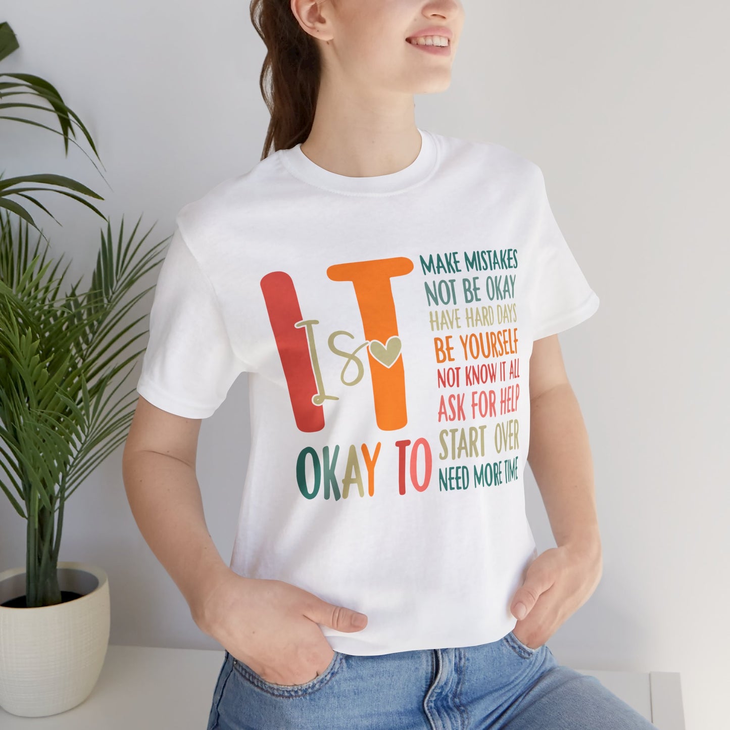 It's OK Jersey Short Sleeve Tee