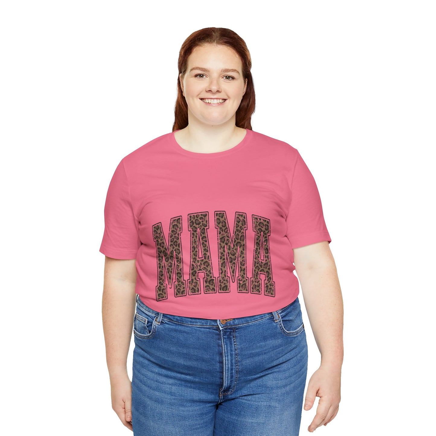 Leopard Mama Jersey Short Sleeve Tee