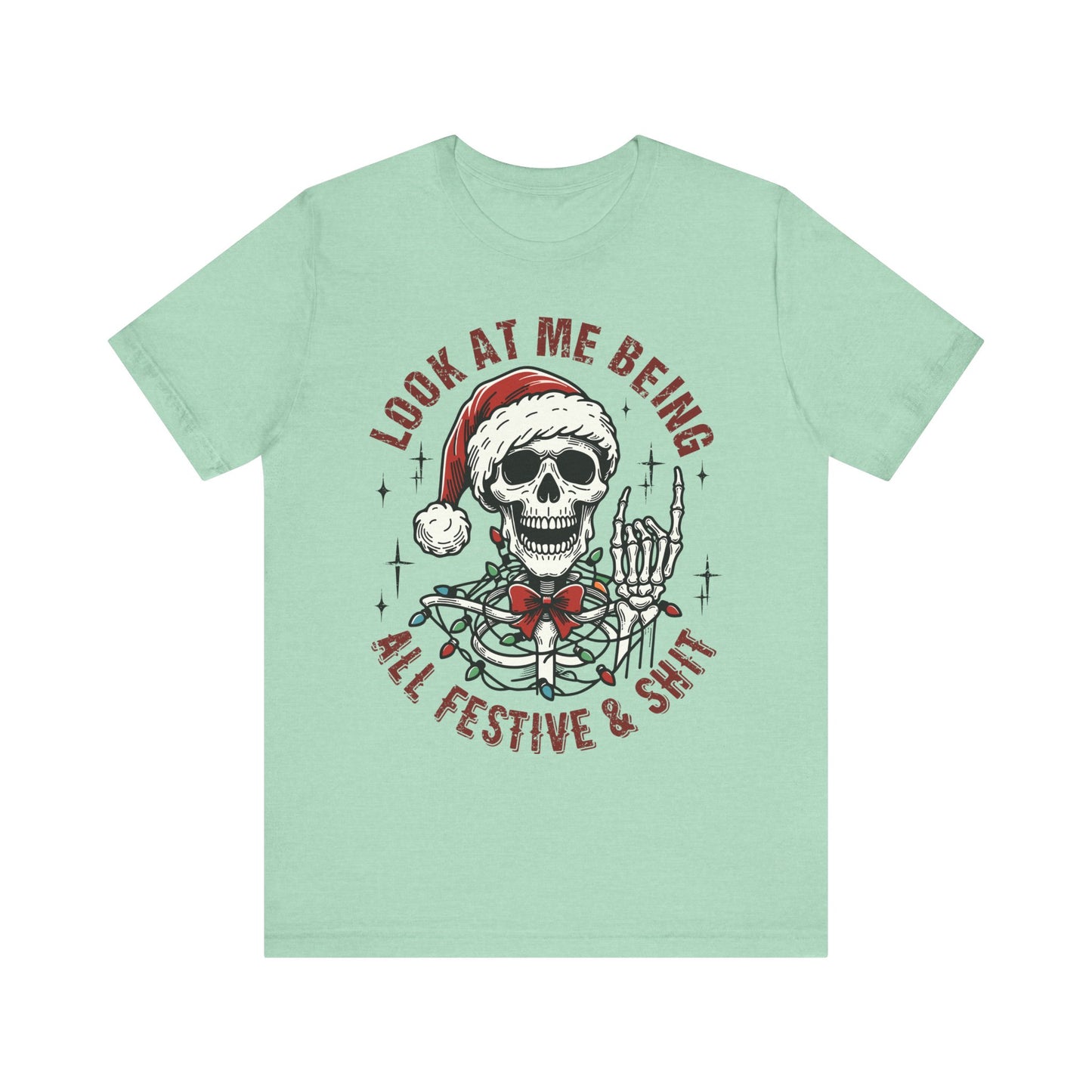 Festive Jersey Short Sleeve Tee