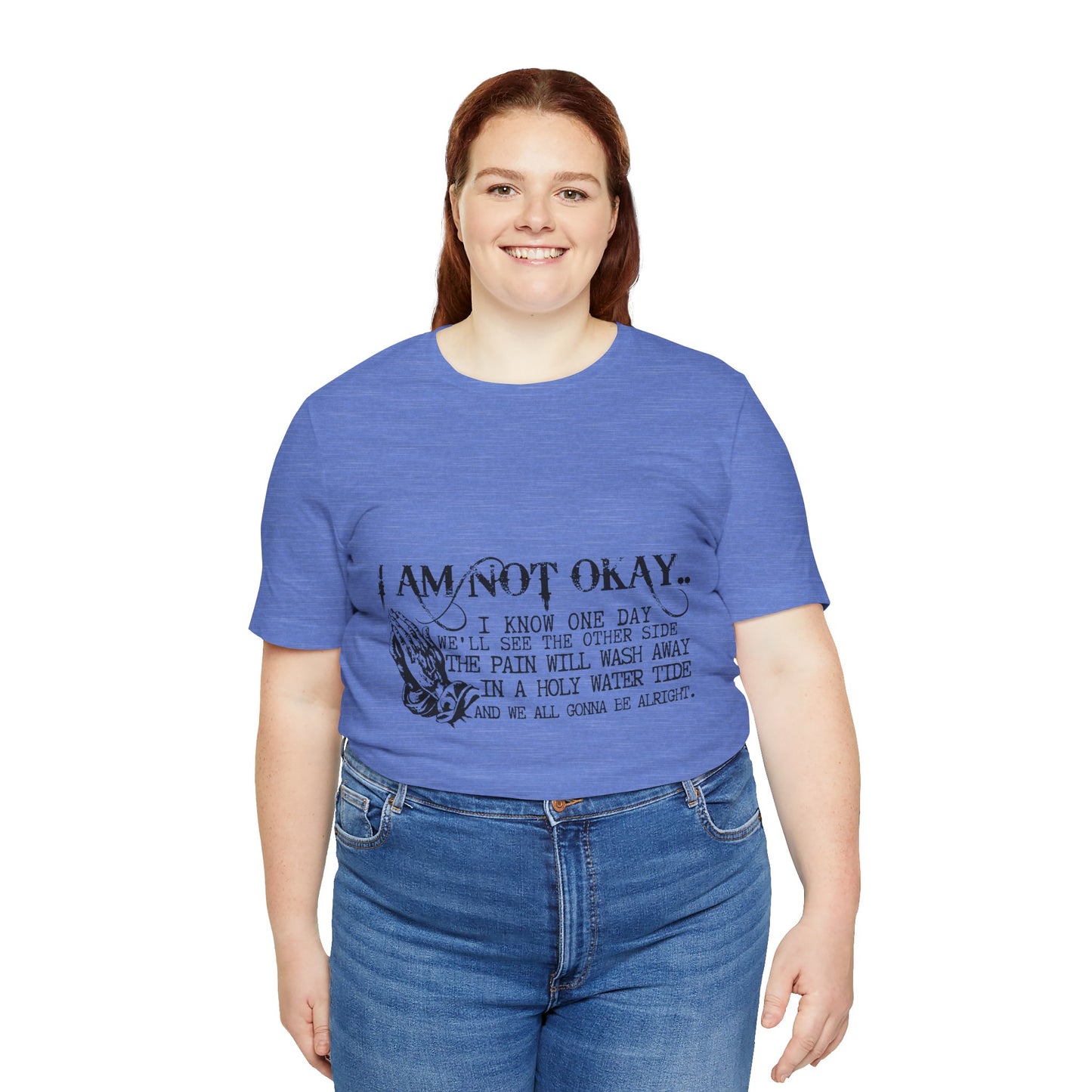 I'm Not OK Jersey Short Sleeve Tee