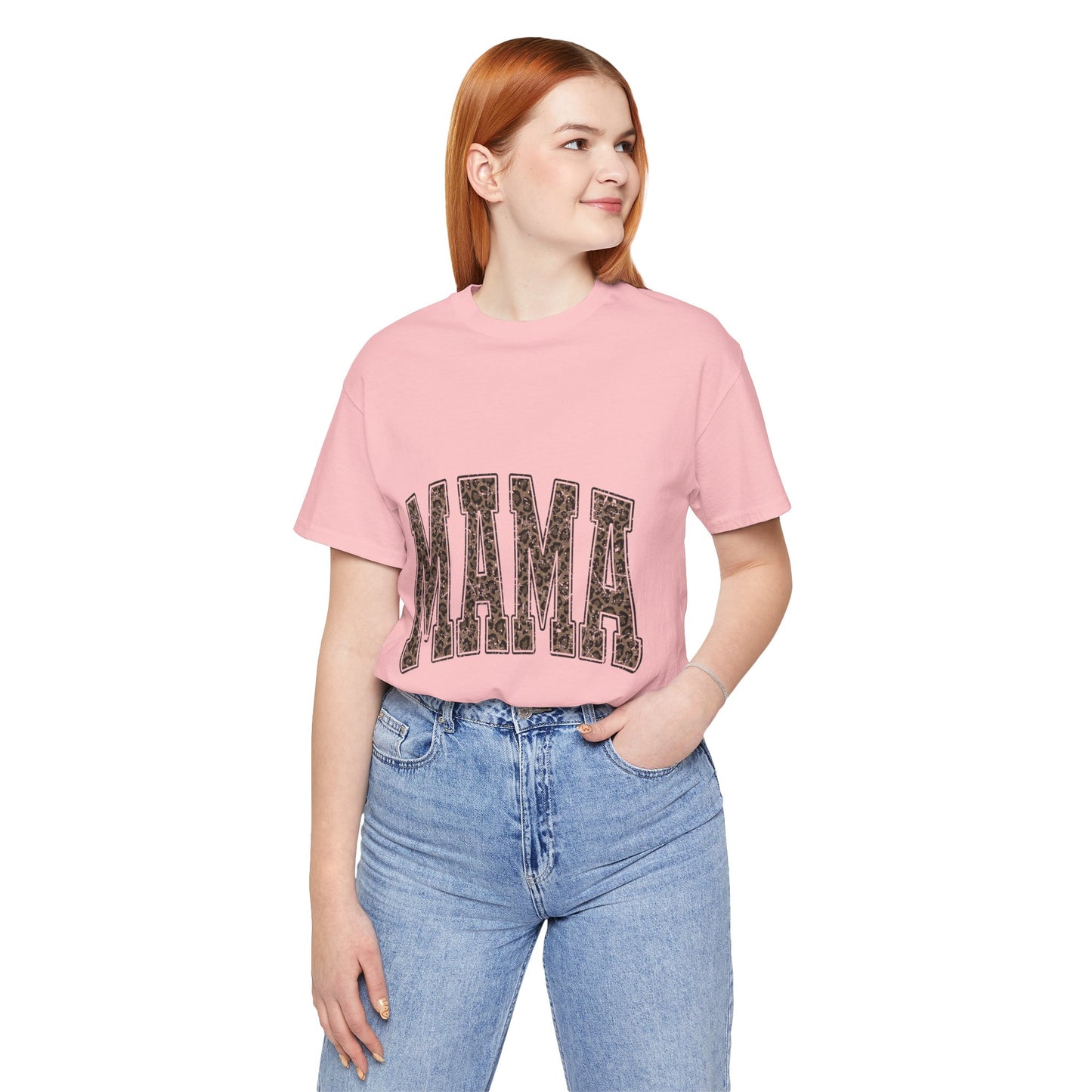 Leopard Mama Jersey Short Sleeve Tee