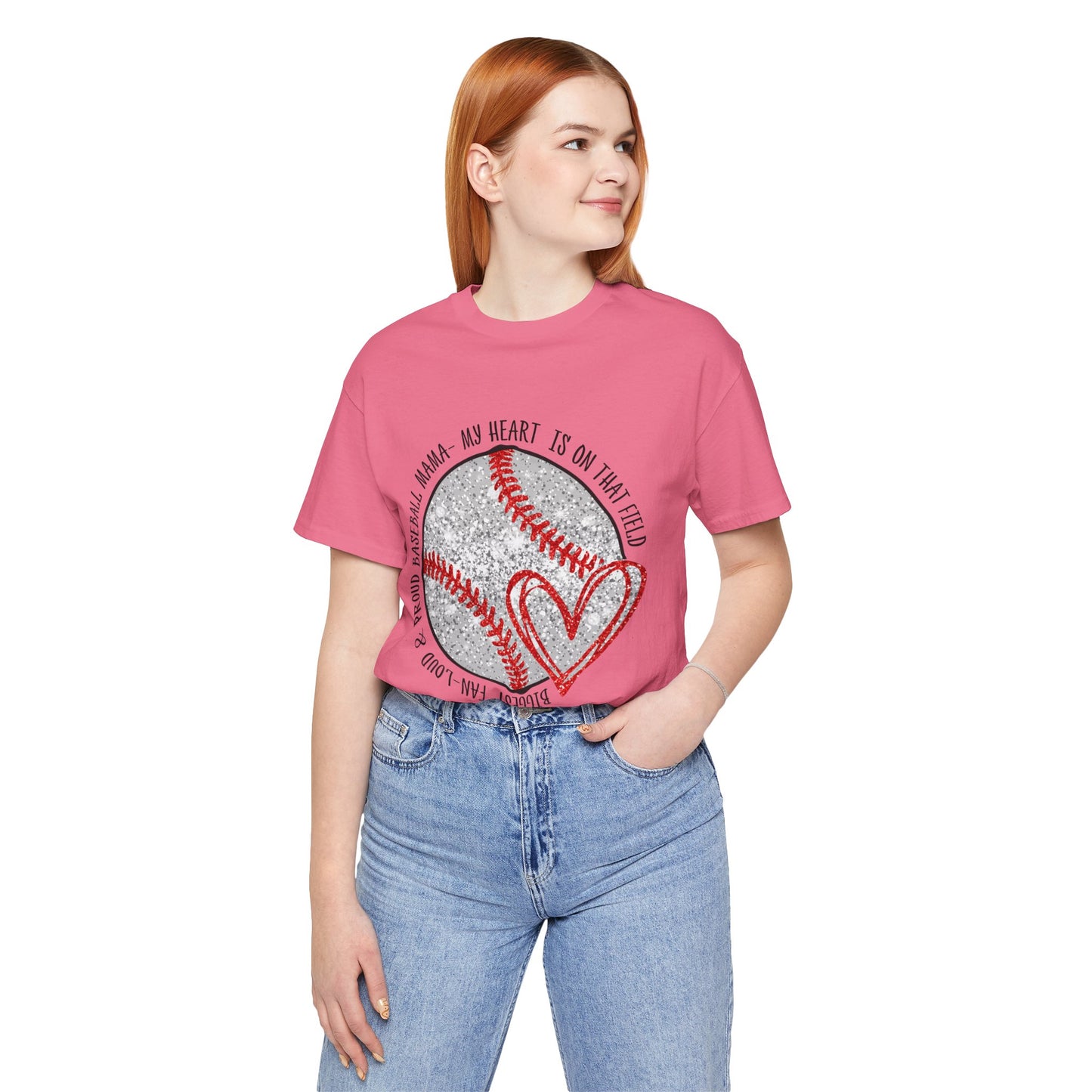 Baseball Heart Short Sleeve