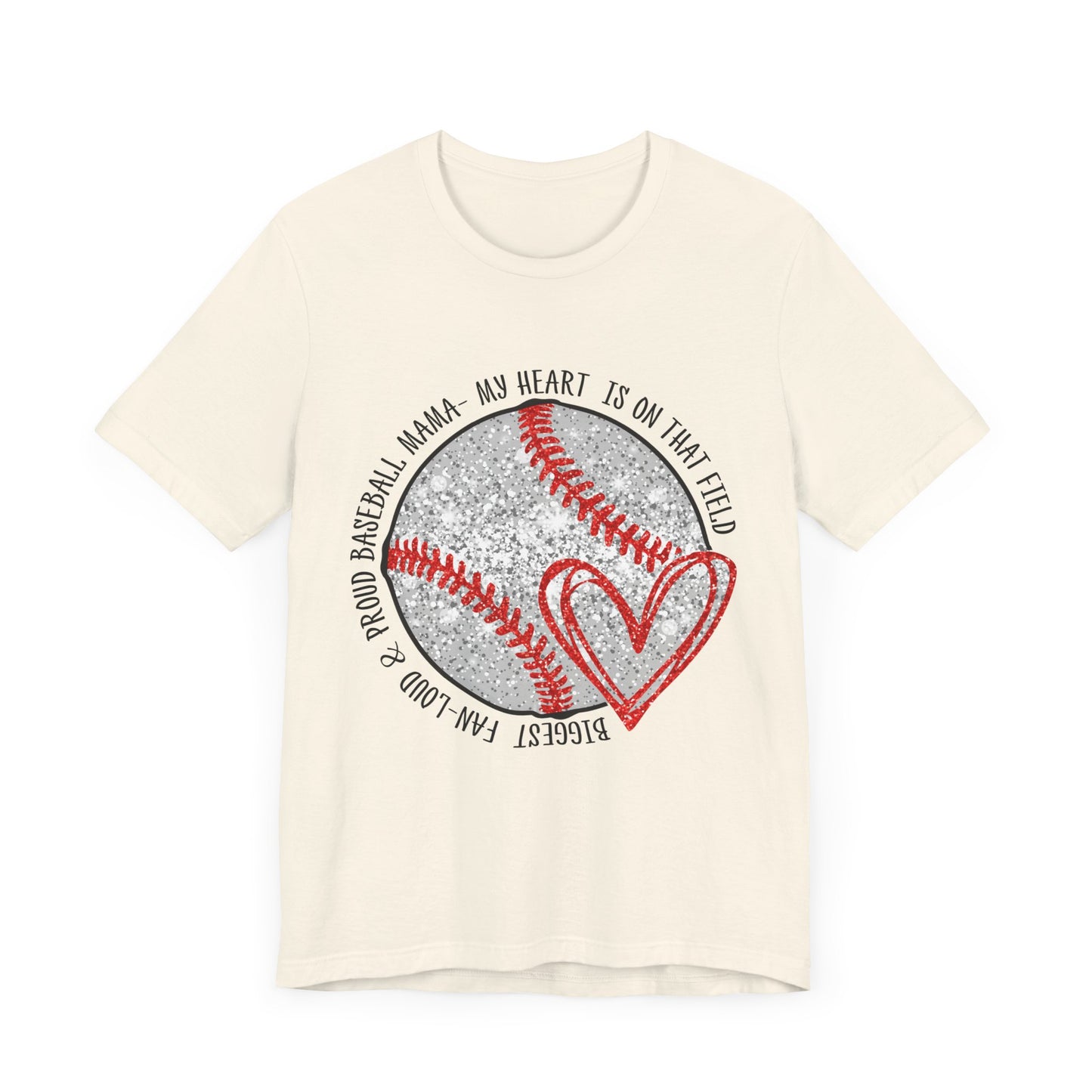 Baseball Heart Short Sleeve