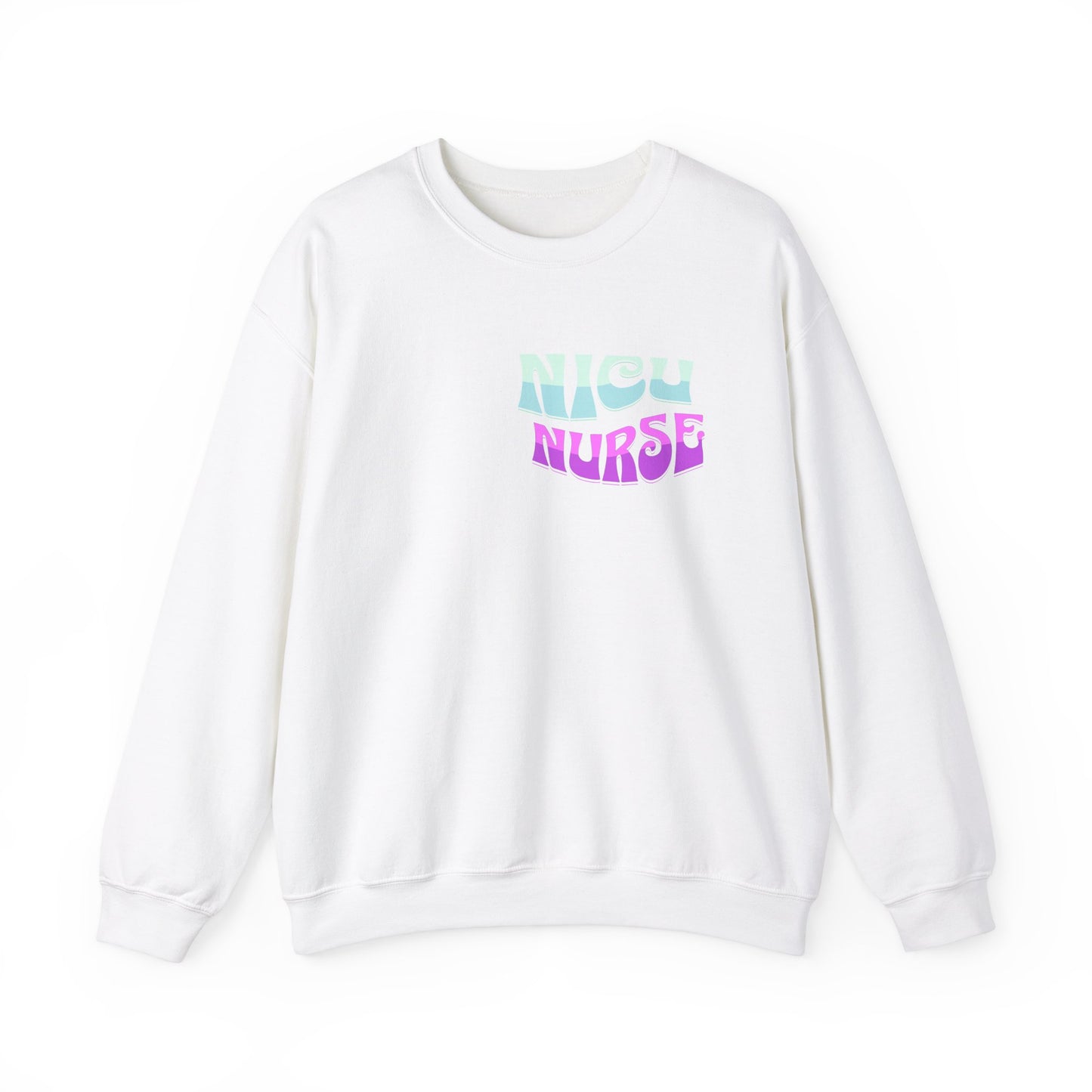 Its A Good Day NICU Nurse Heavy Blend™ Crewneck Sweatshirt Front and Back