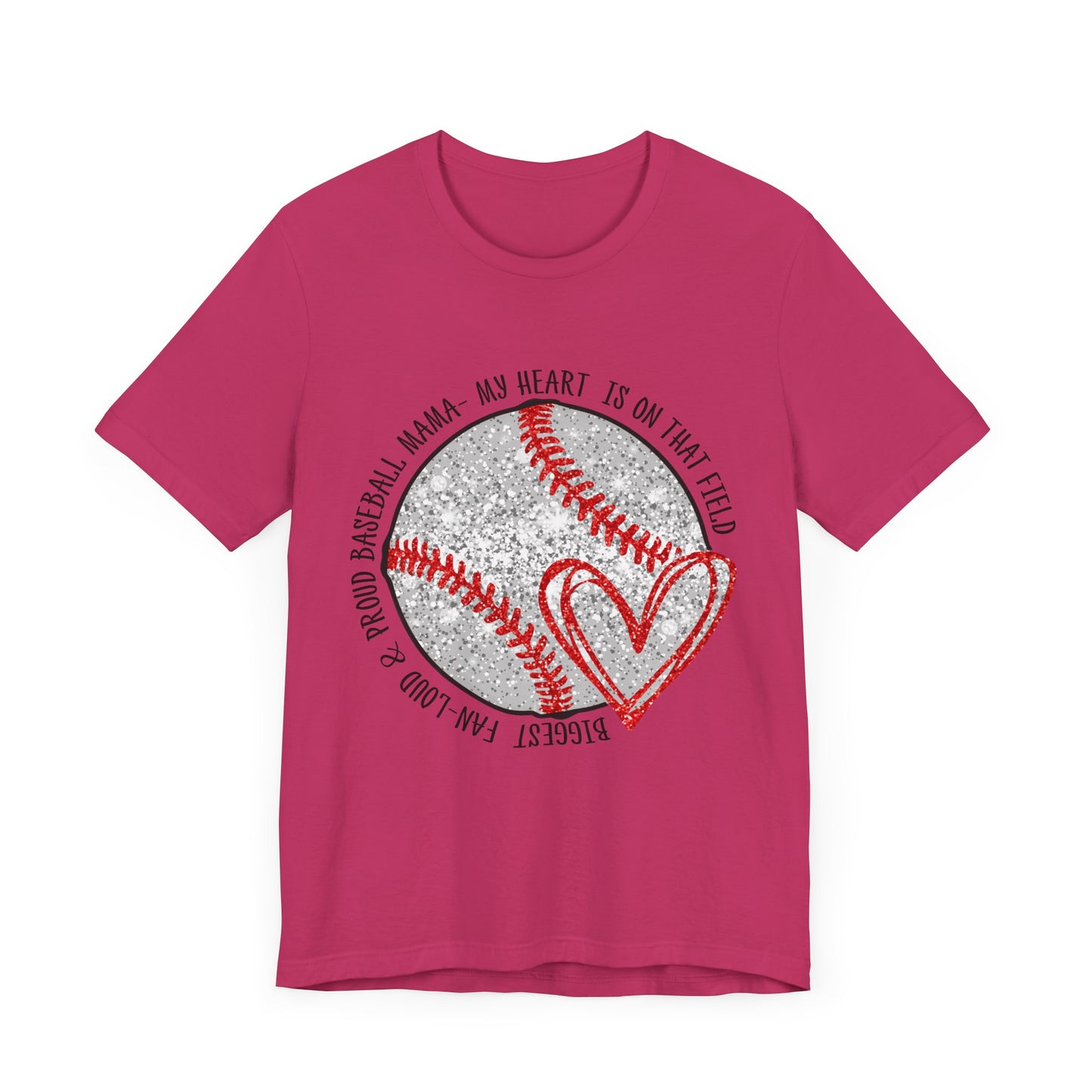 Baseball Heart Short Sleeve