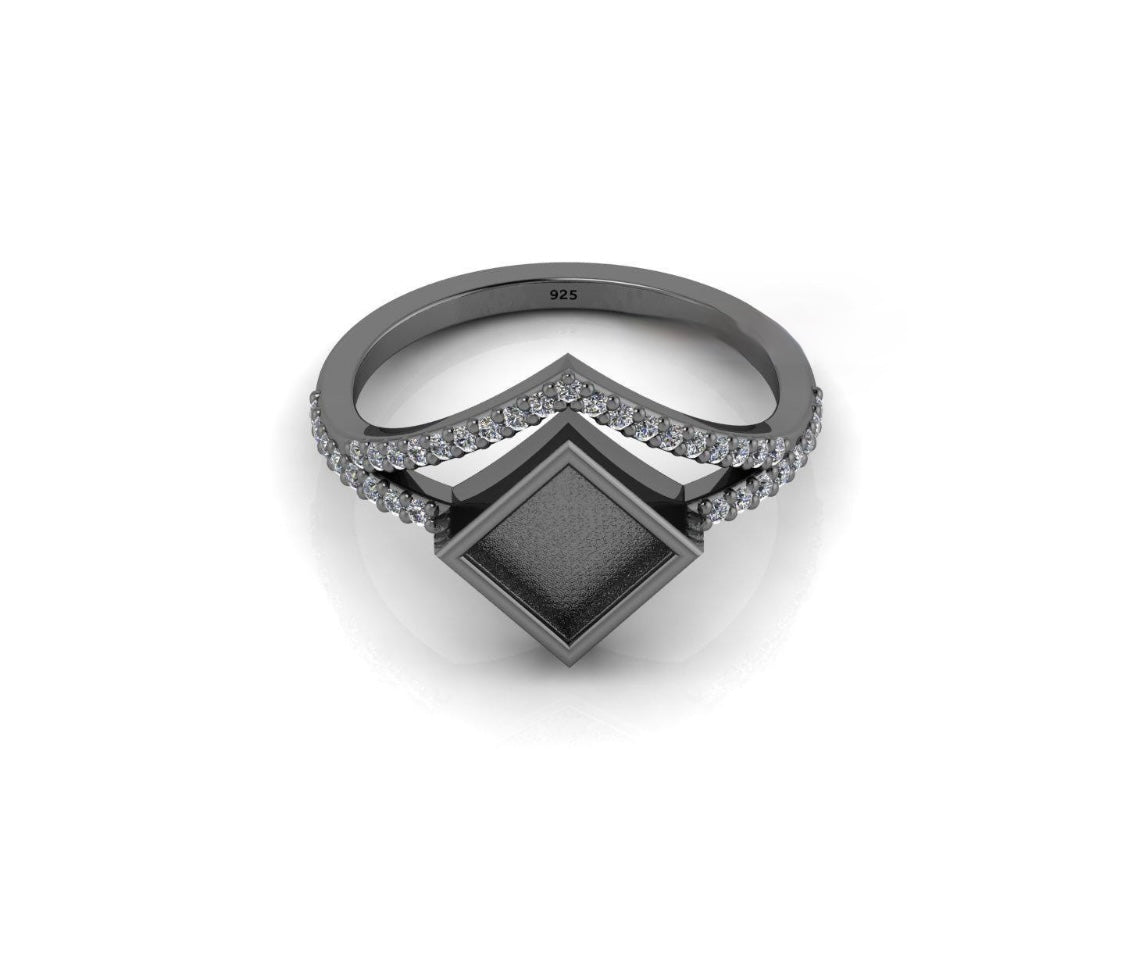 Diya Sterling Silver Ring