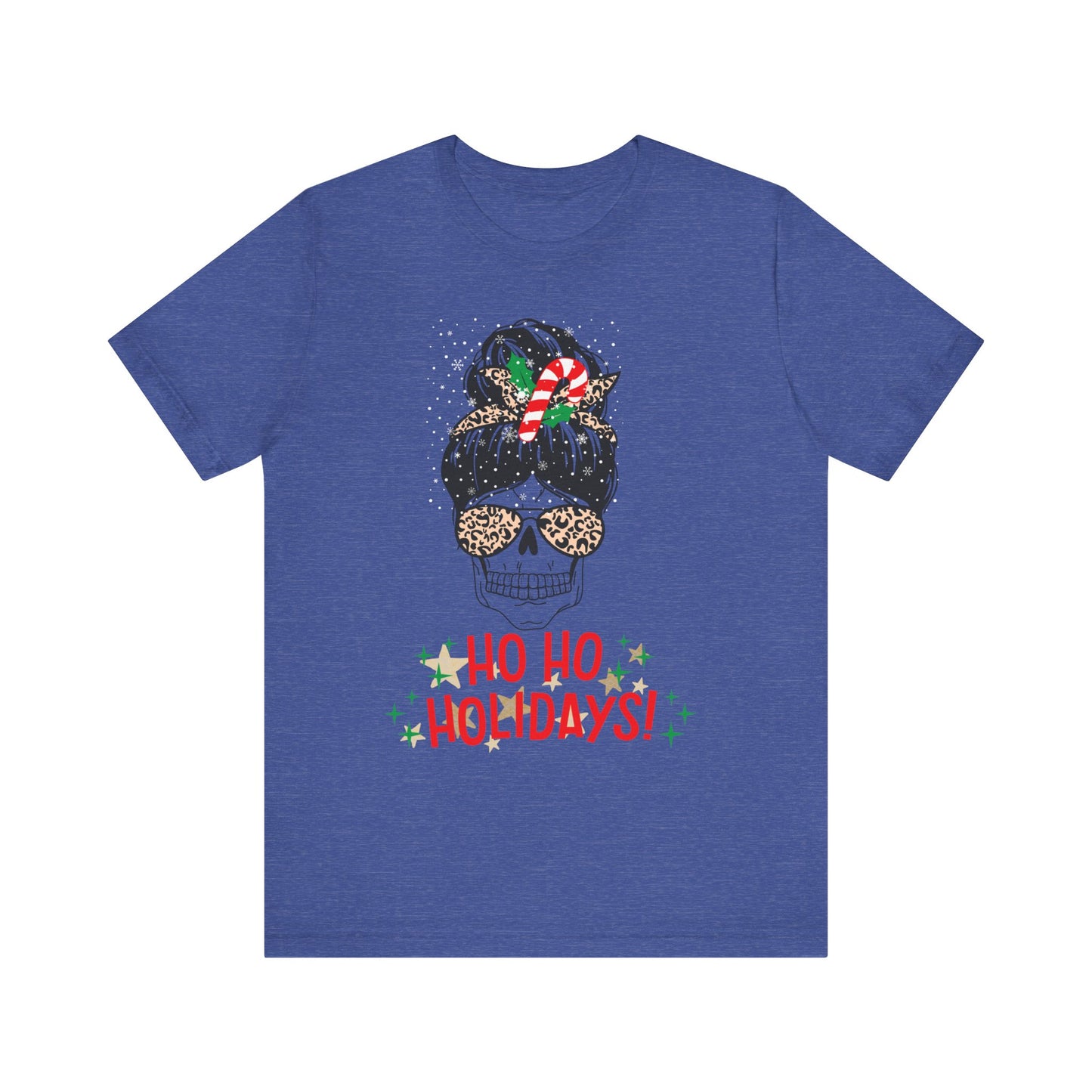 Ho Ho Holidays Jersey Short Sleeve Tee