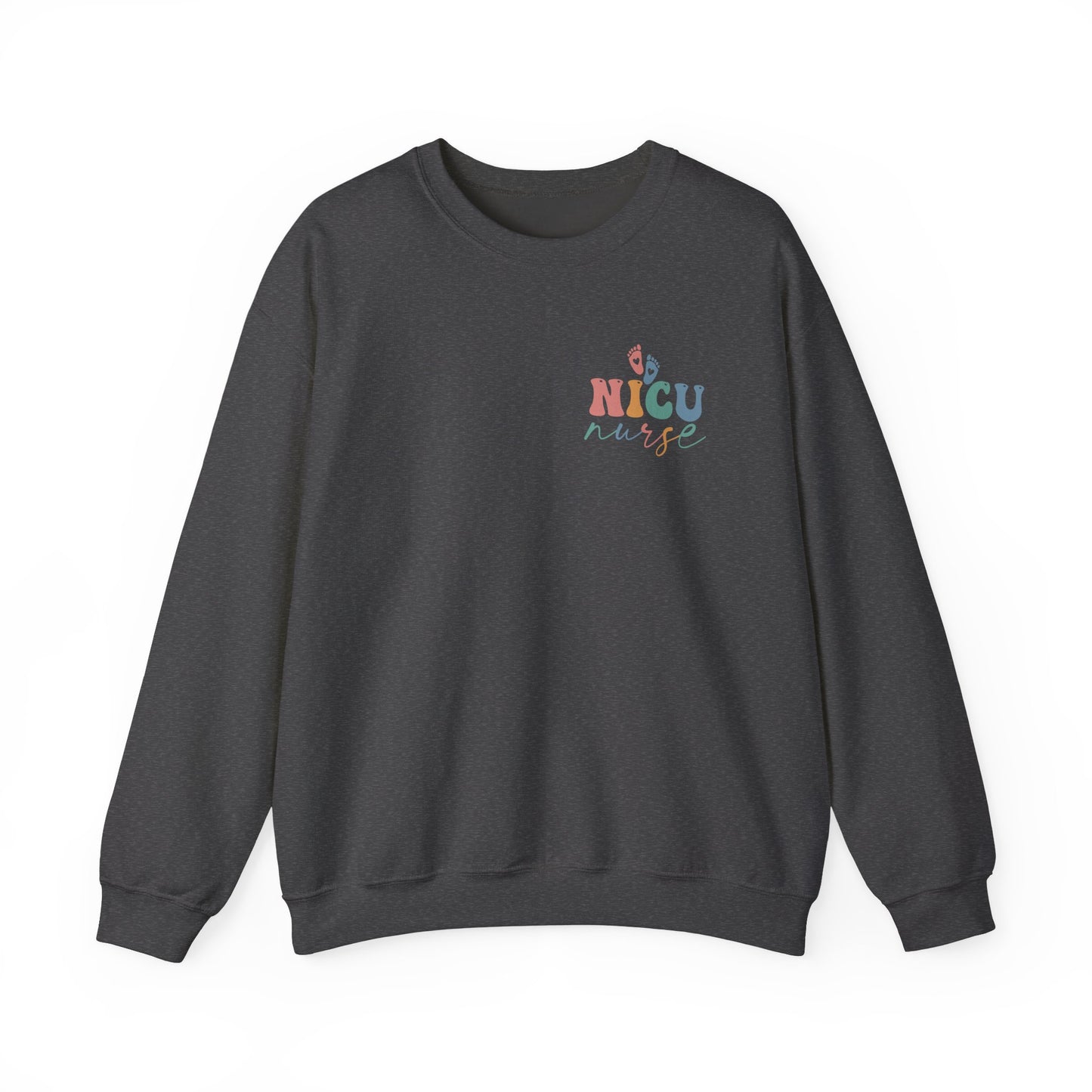 Its A Good Day NICU Nurse Heavy Blend™ Crewneck Sweatshirt Front and Back