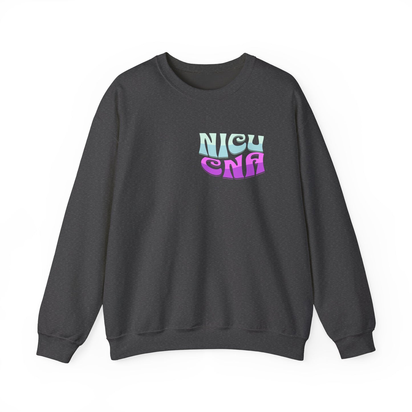 It's A Good Day NICU CNA Heavy Blend™ Crewneck Sweatshirt Front and Back