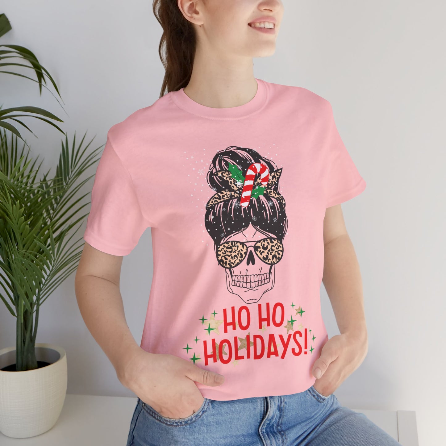 Ho Ho Holidays Jersey Short Sleeve Tee