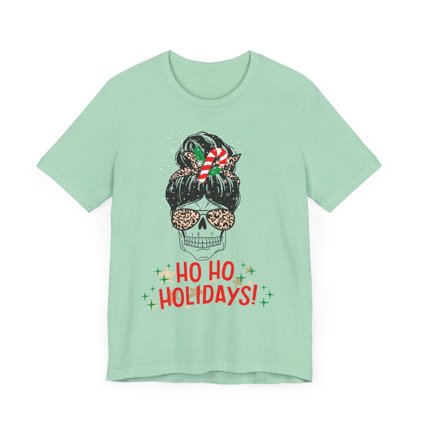 Ho Ho Holidays Jersey Short Sleeve Tee