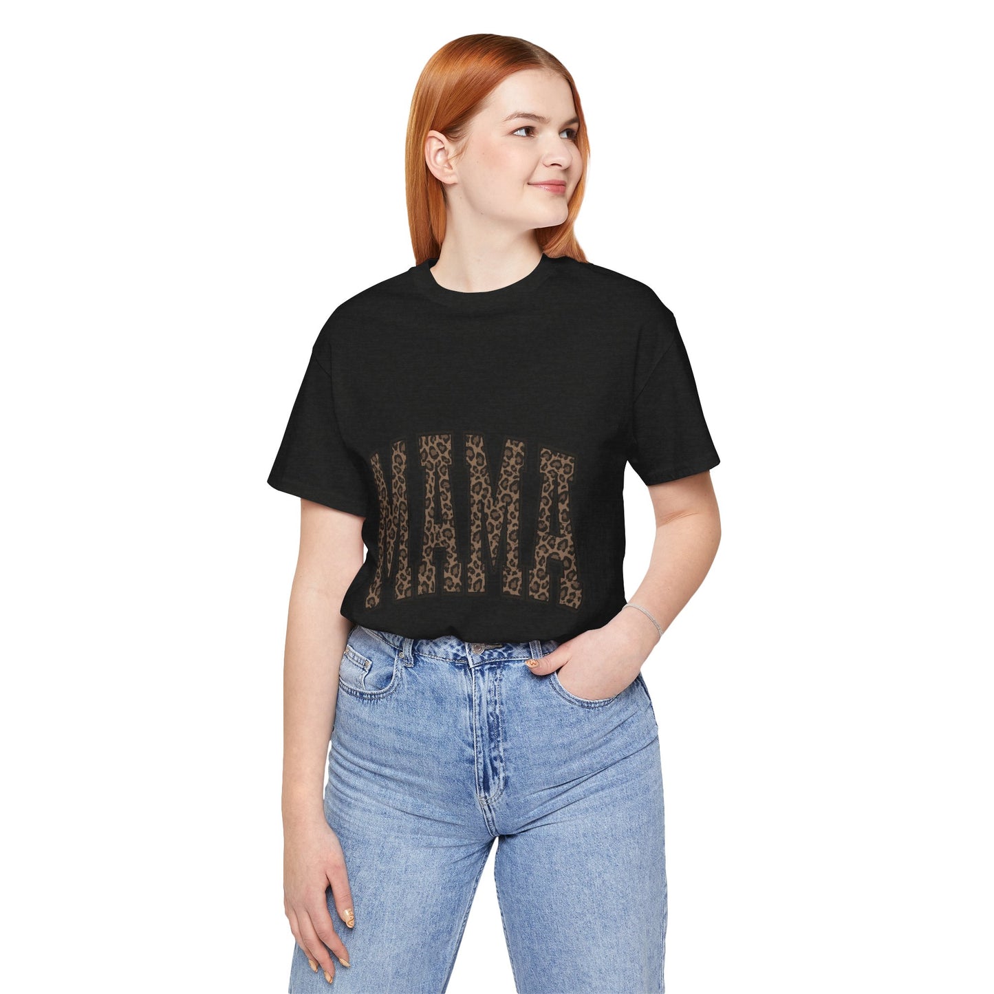 Leopard Mama Jersey Short Sleeve Tee