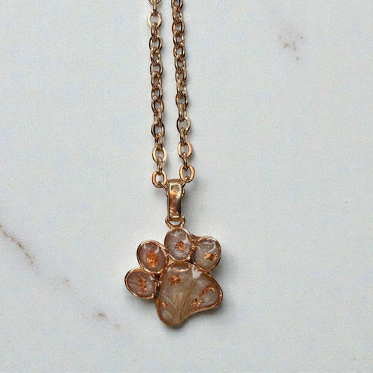 Pet Paw Print Necklace