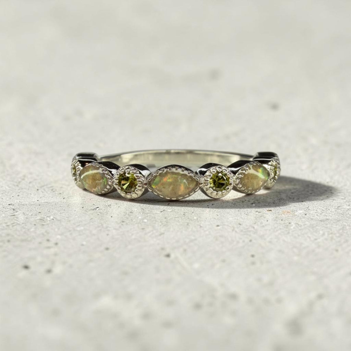 Bella Ring Birthstone Ring 1/2 Band