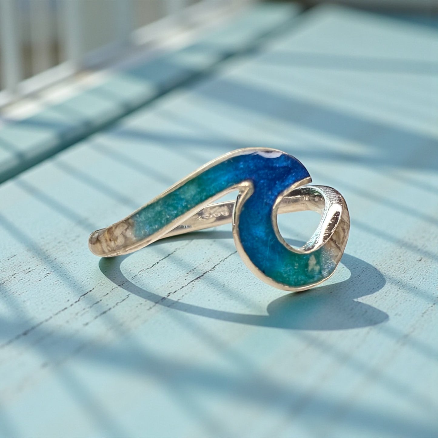 Wave Sterling Silver Ring