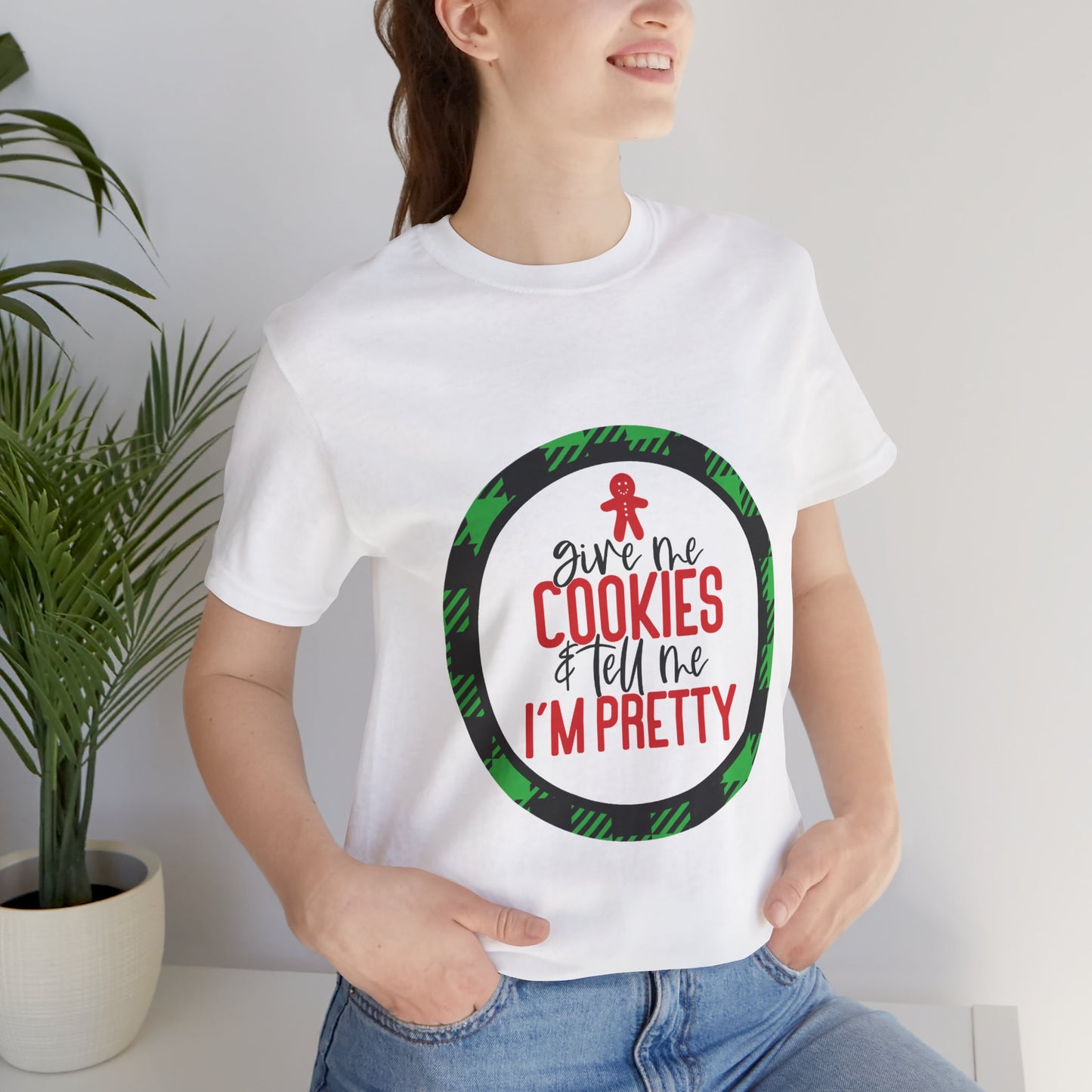 Cookies and Tell me I'm Pretty Jersey Short Sleeve Tee