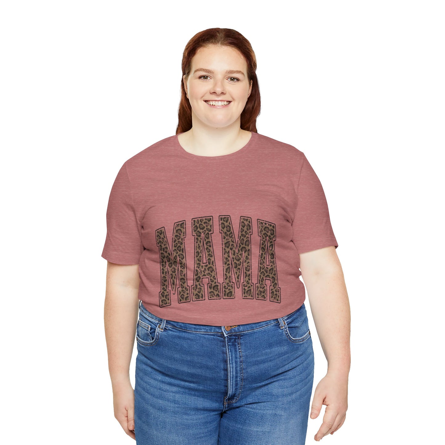 Leopard Mama Jersey Short Sleeve Tee