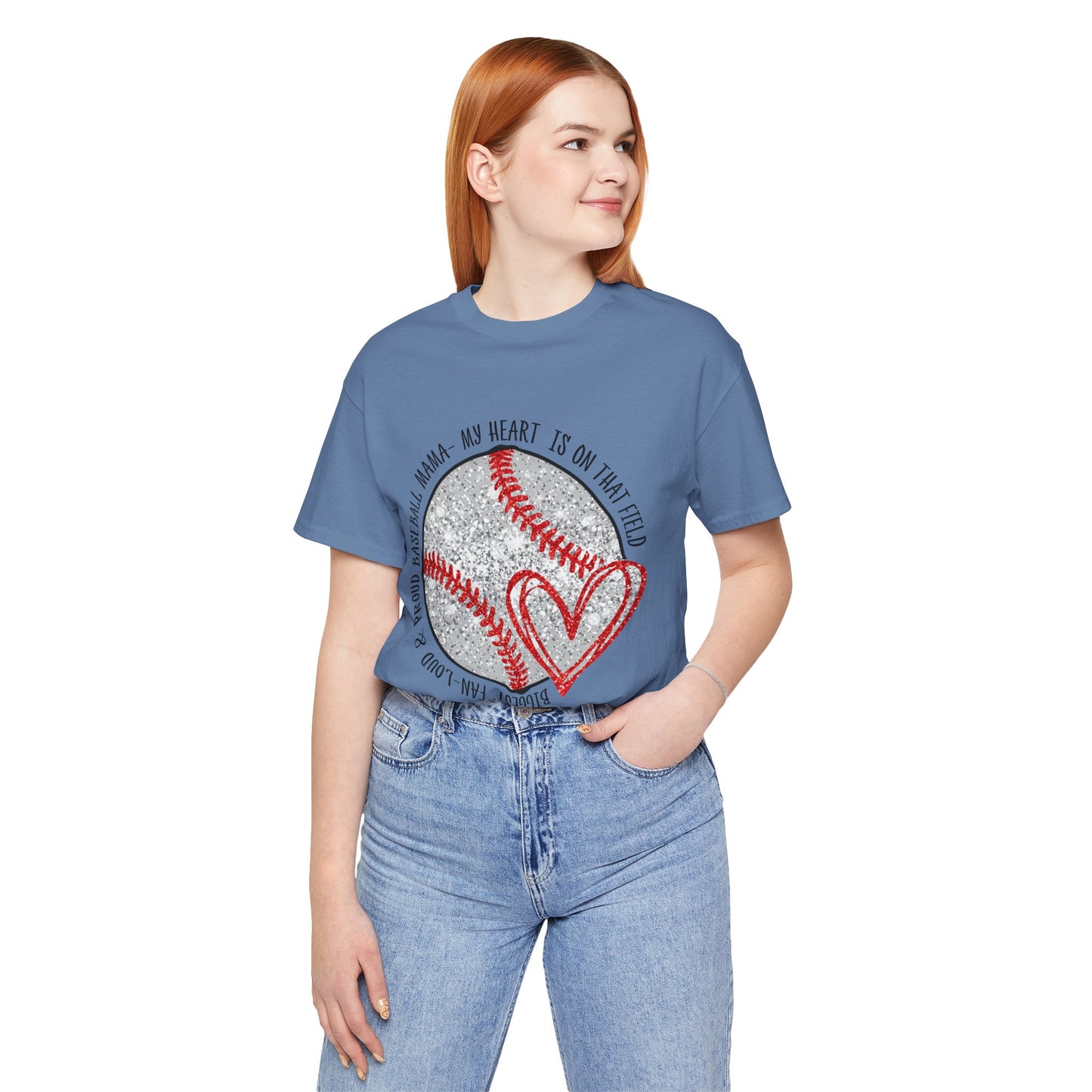 Baseball Heart Short Sleeve