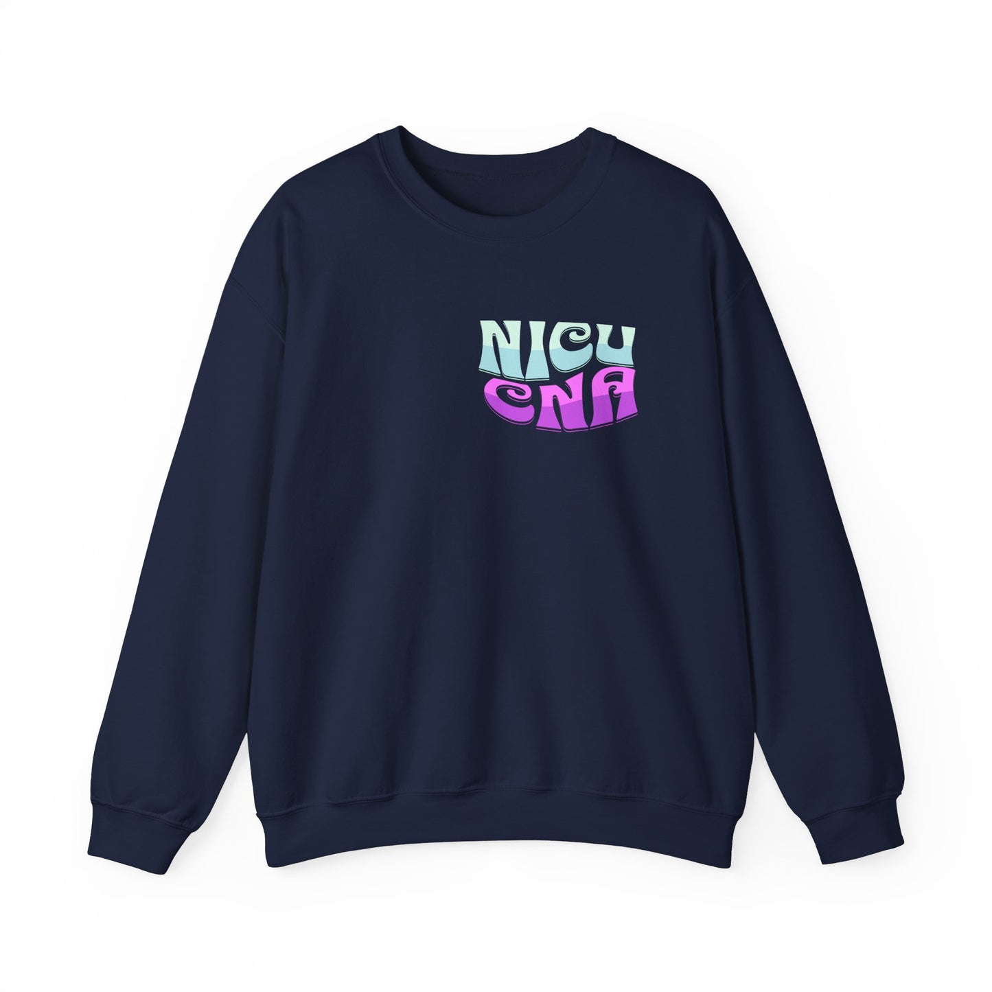 It's A Good Day NICU CNA Heavy Blend™ Crewneck Sweatshirt Front and Back