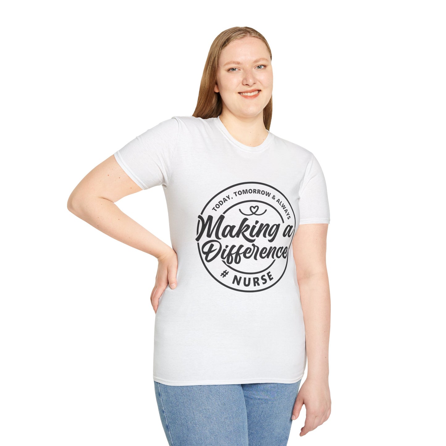 Nurse Making a Difference Softstyle T-Shirt