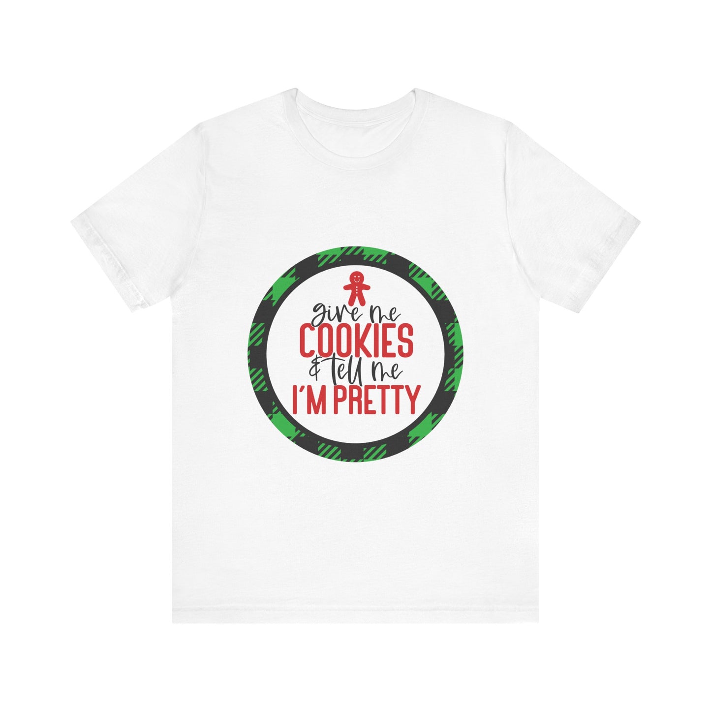 Cookies and Tell me I'm Pretty Jersey Short Sleeve Tee