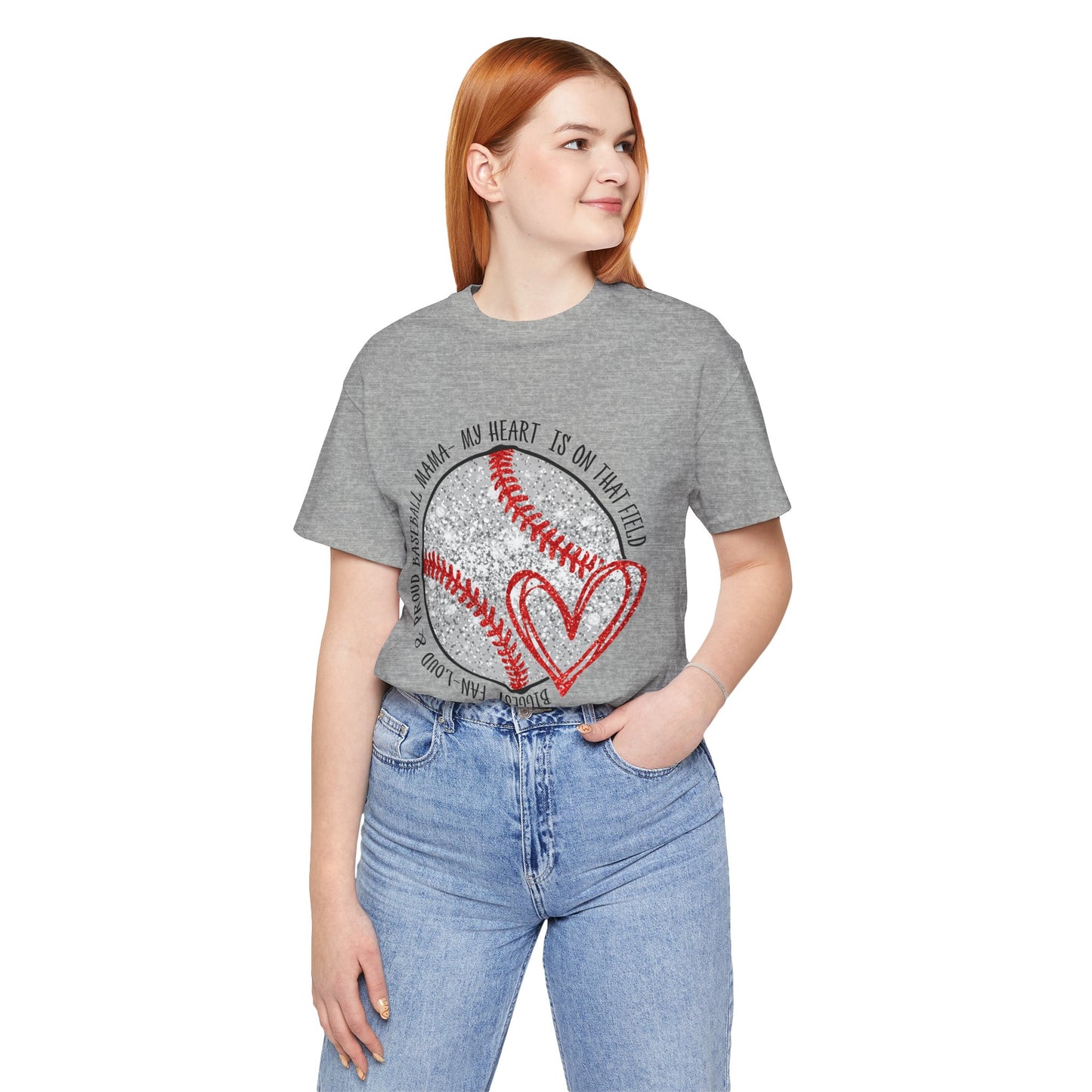 Baseball Heart Short Sleeve