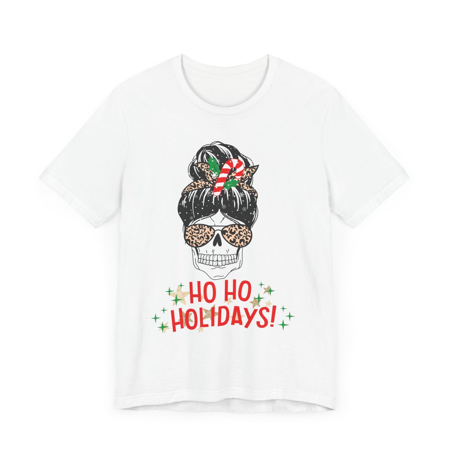 Ho Ho Holidays Jersey Short Sleeve Tee