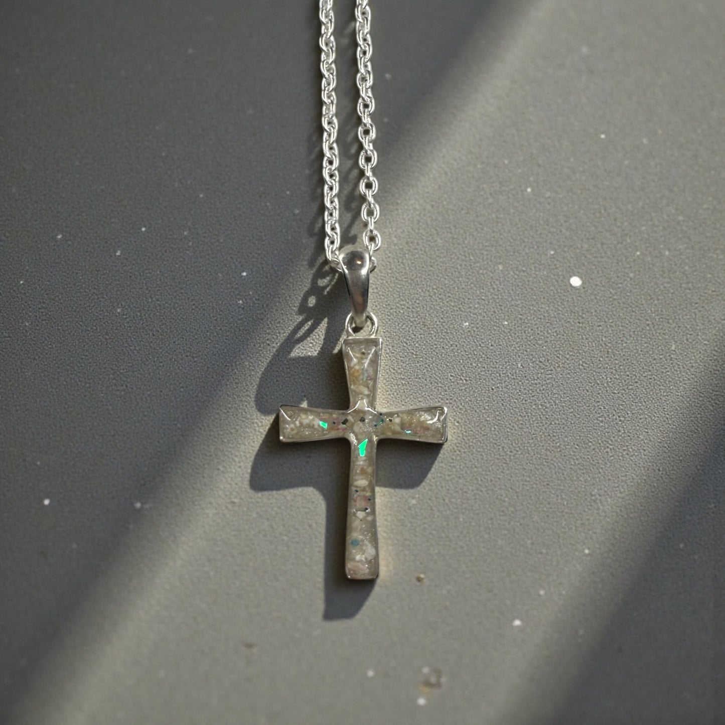 Cross Dainty Sterling Silver Necklace