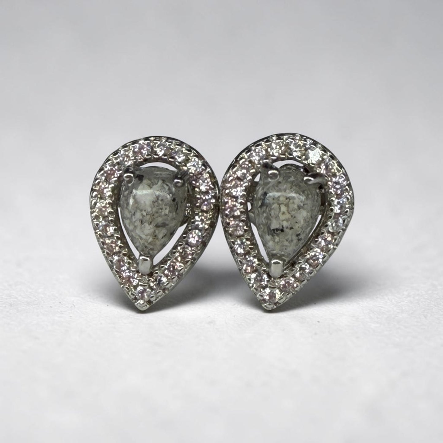 Tear Drop 2 Sterling Silver Earrings.