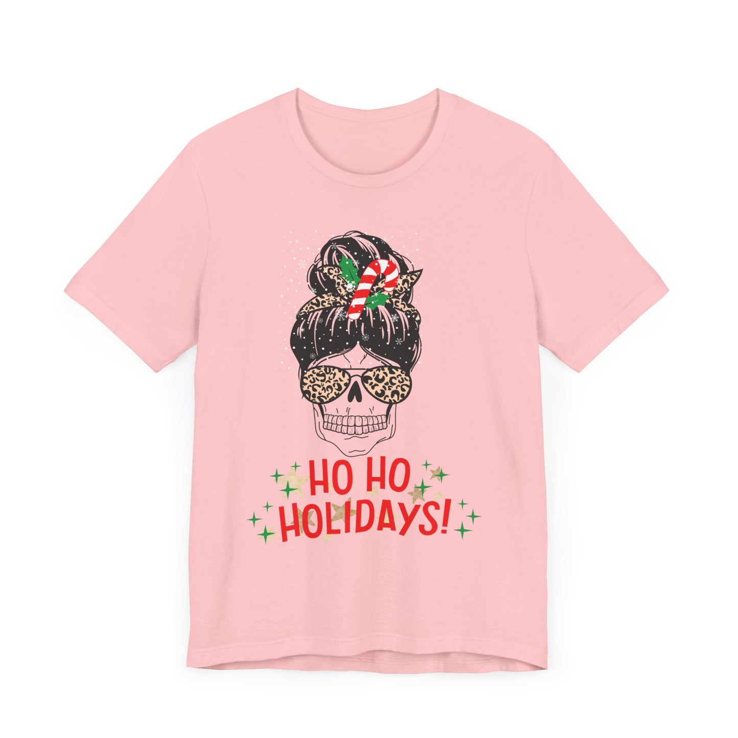 Ho Ho Holidays Jersey Short Sleeve Tee