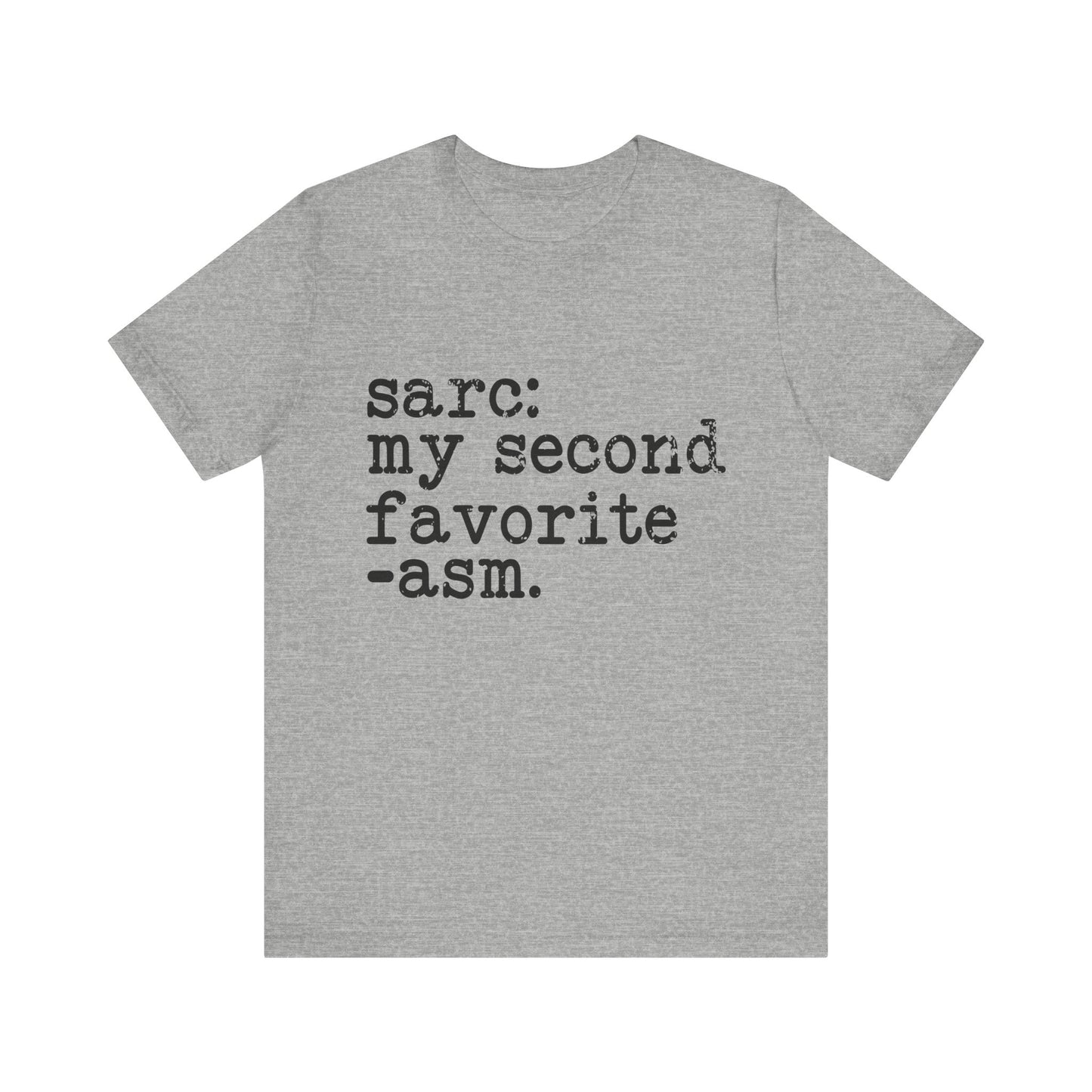 Sarcasm Jersey Short Sleeve Tee