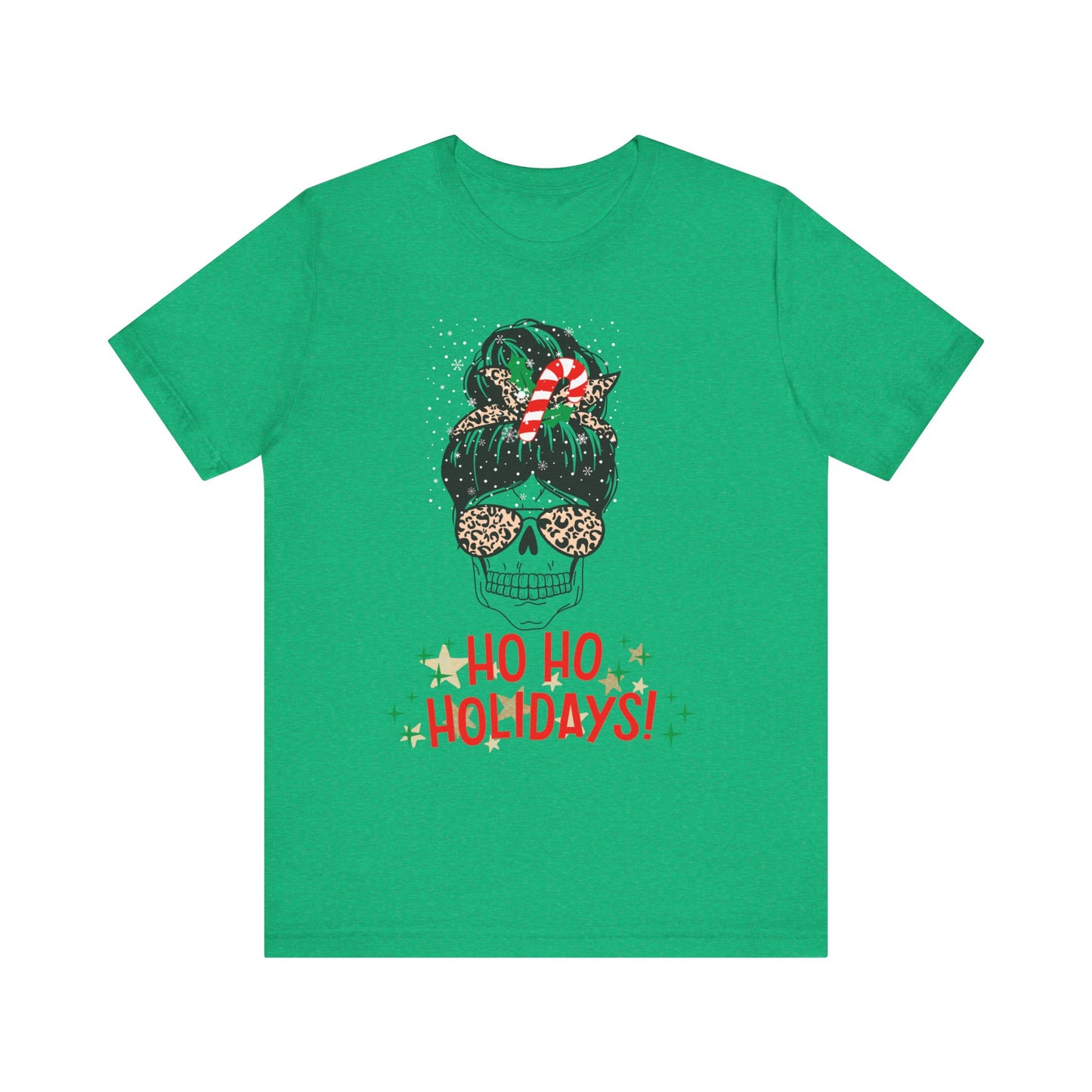 Ho Ho Holidays Jersey Short Sleeve Tee