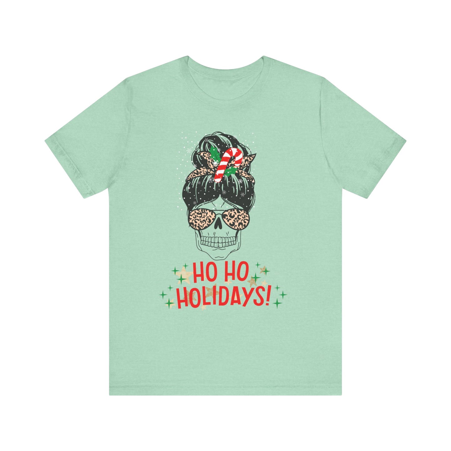 Ho Ho Holidays Jersey Short Sleeve Tee