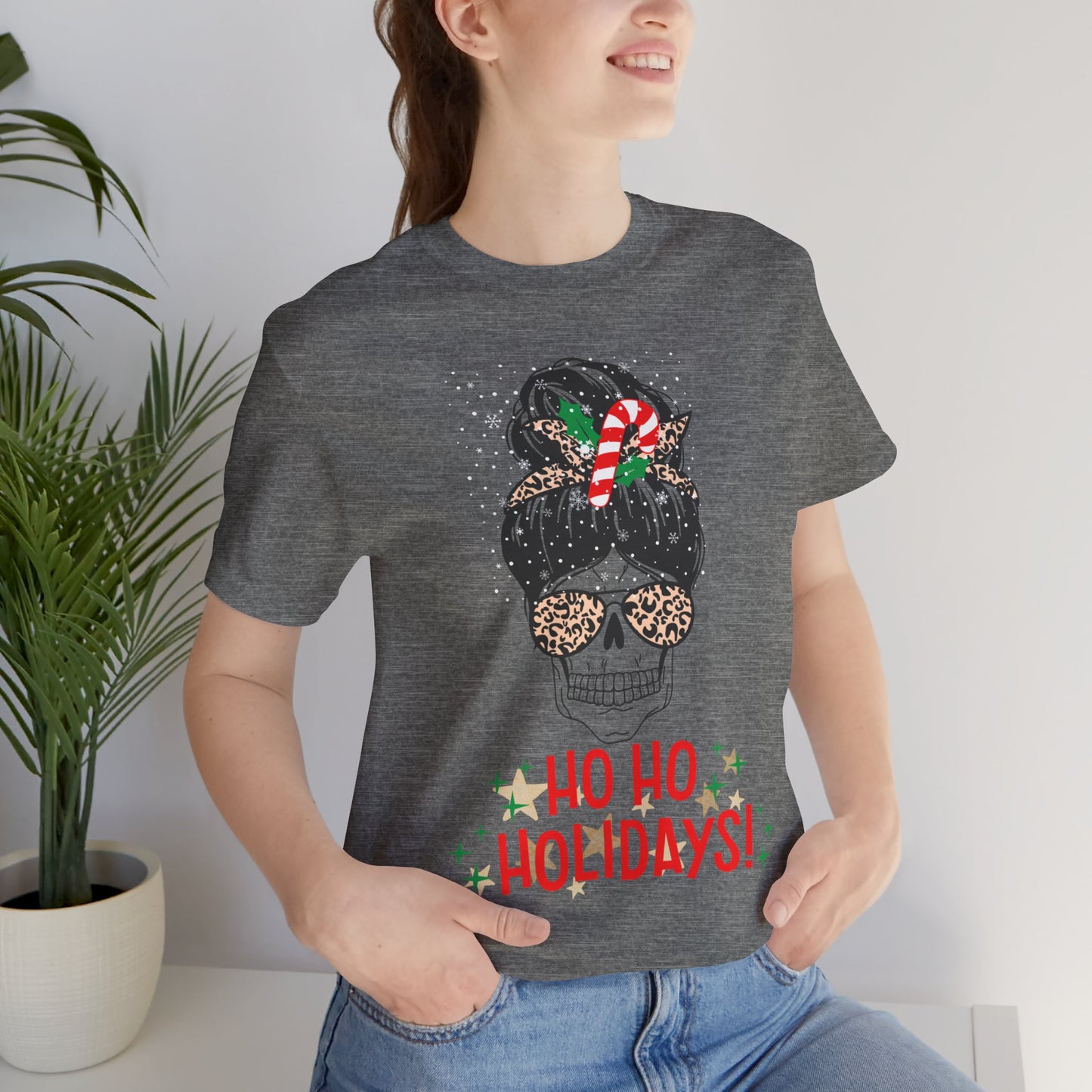 Ho Ho Holidays Jersey Short Sleeve Tee