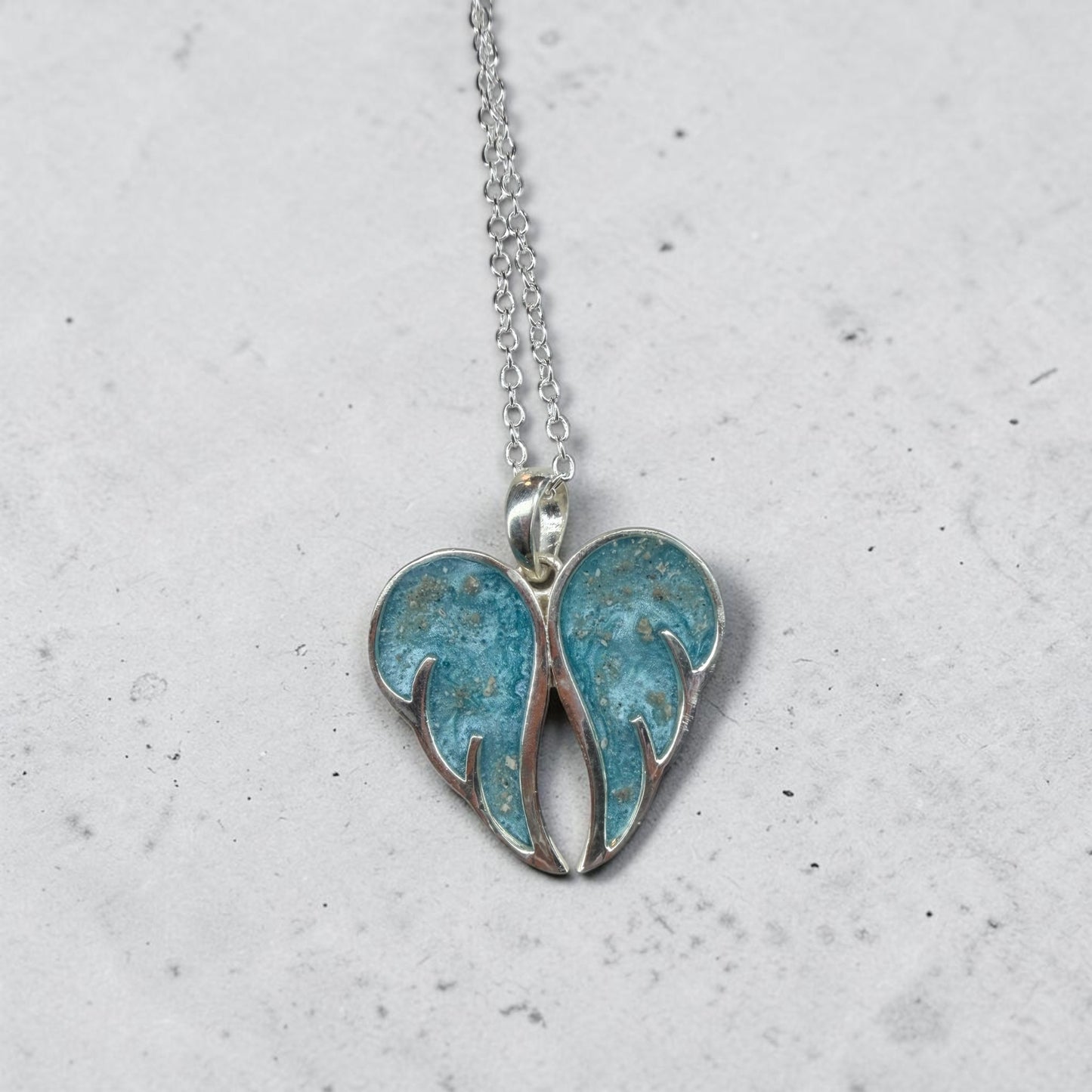 Angel Wings  Sterling Silver Necklace