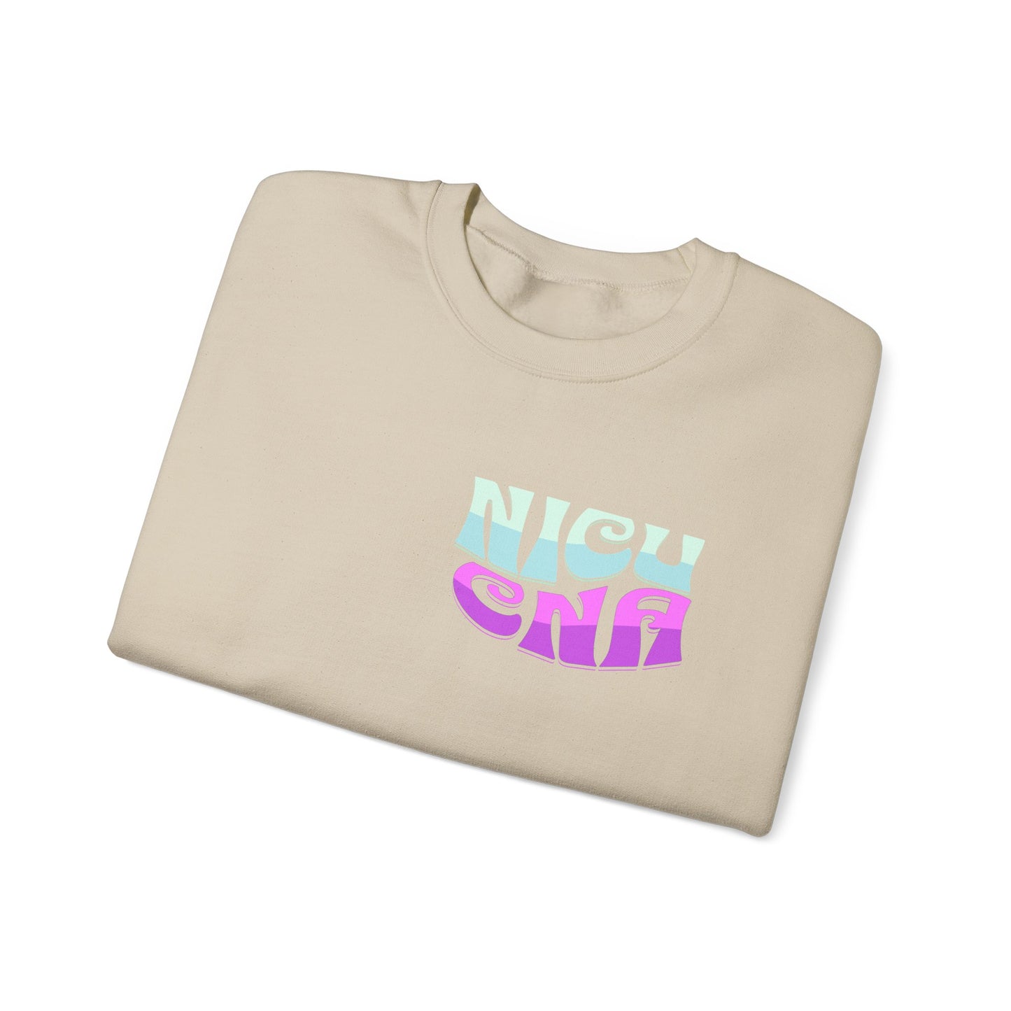 It's A Good Day NICU CNA Heavy Blend™ Crewneck Sweatshirt Front and Back