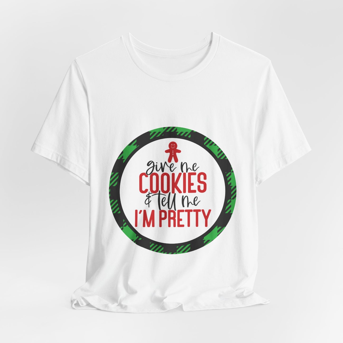 Cookies and Tell me I'm Pretty Jersey Short Sleeve Tee