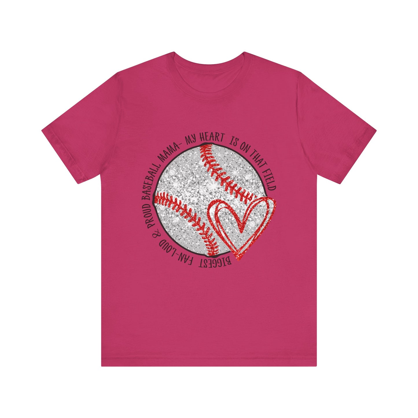 Baseball Heart Short Sleeve