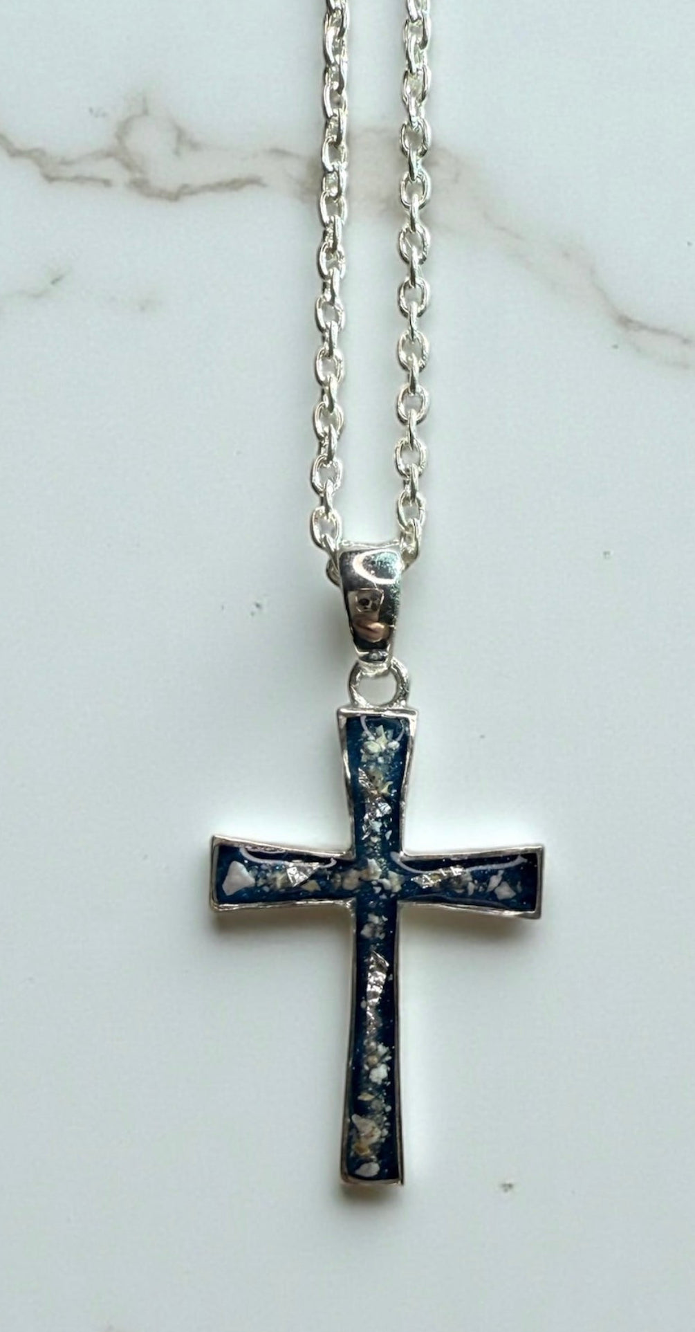 Cross Dainty Sterling Silver Necklace