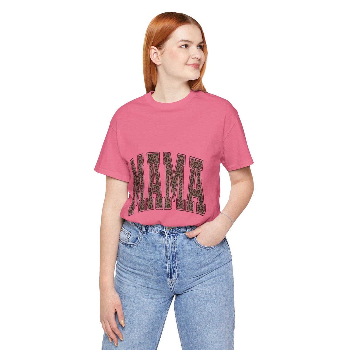 Leopard Mama Jersey Short Sleeve Tee