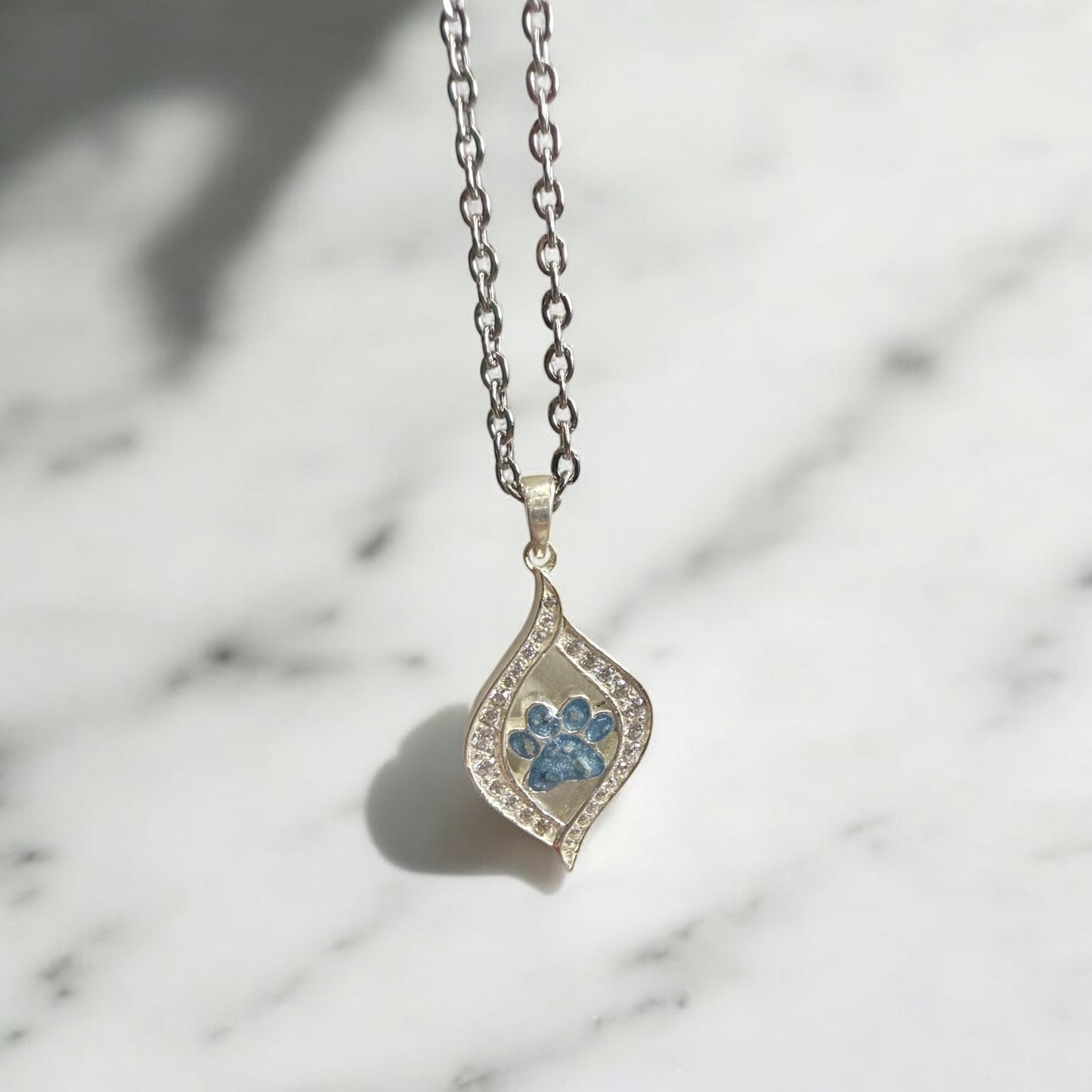 Baily Paw Print Necklace