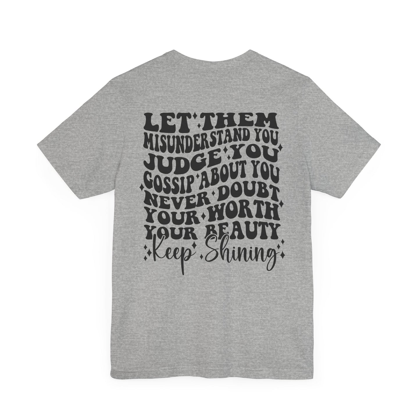 Let Them Jersey Short Sleeve Tee