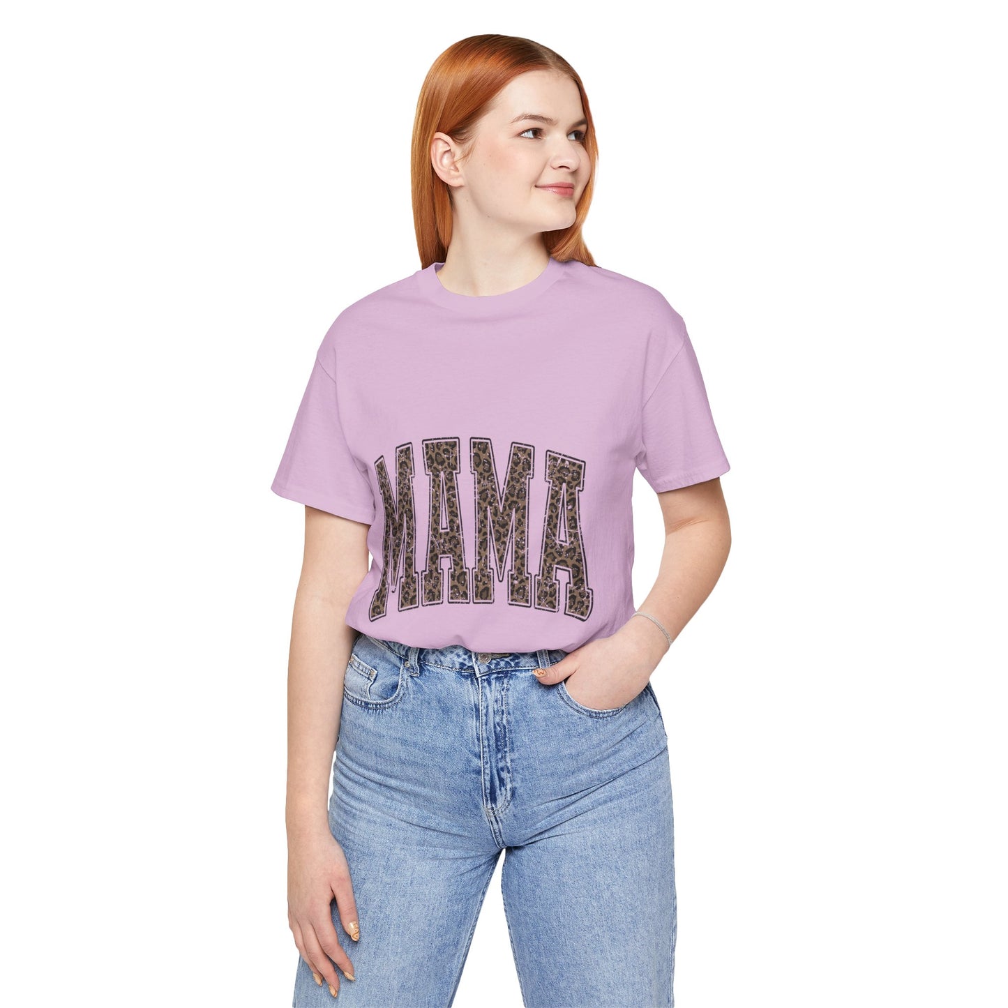 Leopard Mama Jersey Short Sleeve Tee