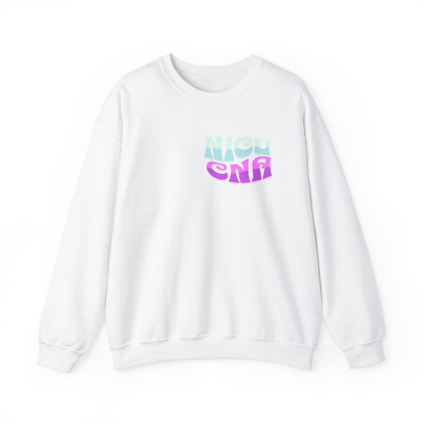 It's A Good Day NICU CNA Heavy Blend™ Crewneck Sweatshirt Front and Back