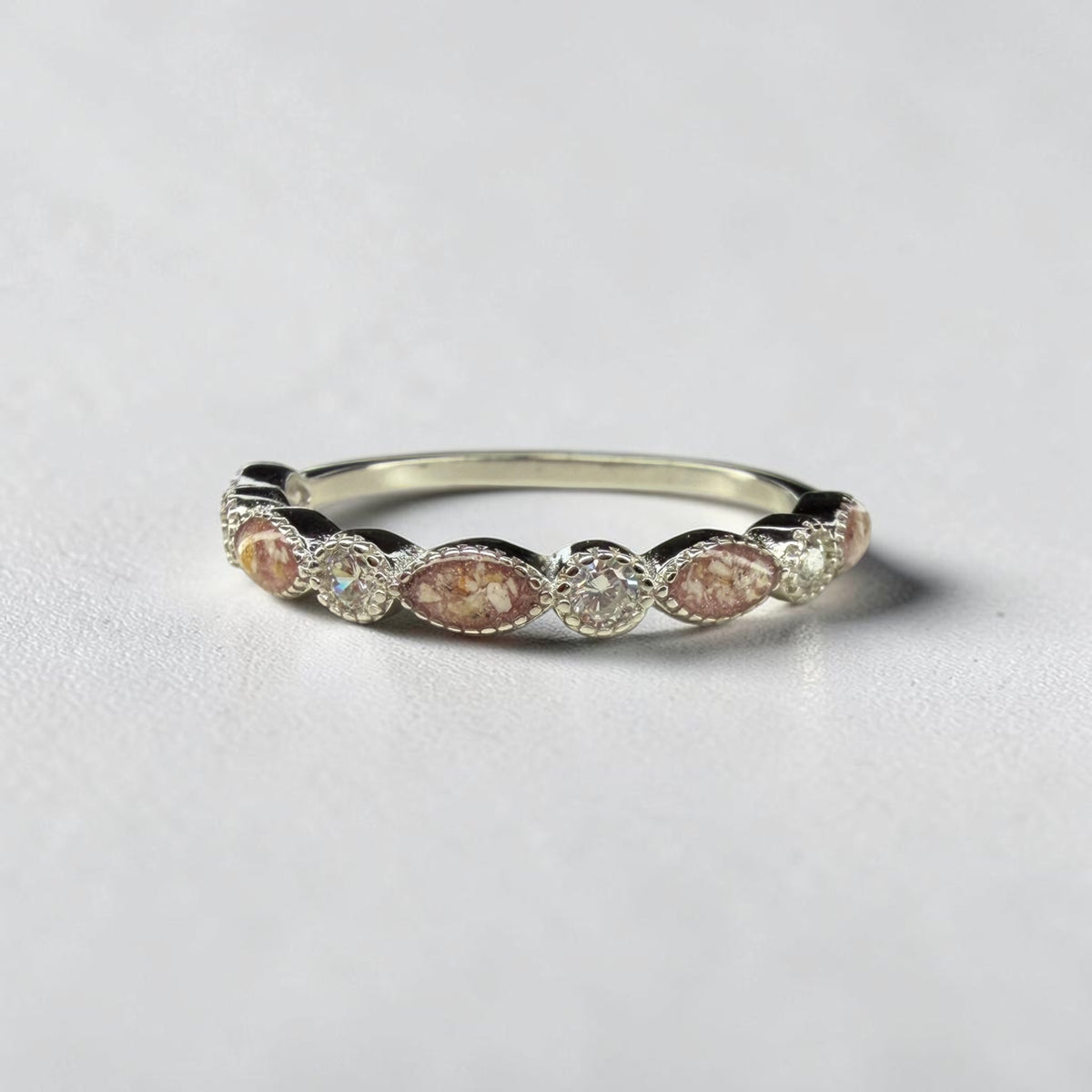 Bella Ring Birthstone Ring 1/2 Band