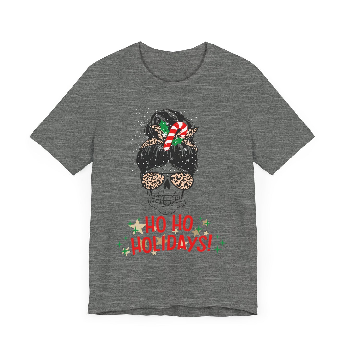 Ho Ho Holidays Jersey Short Sleeve Tee