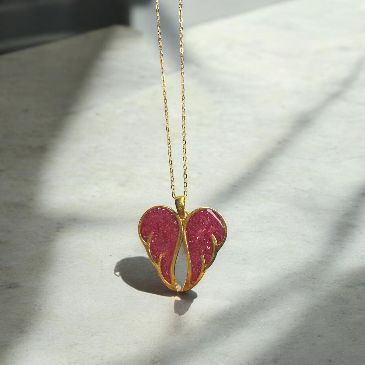 Angel Wings  Sterling Silver Necklace